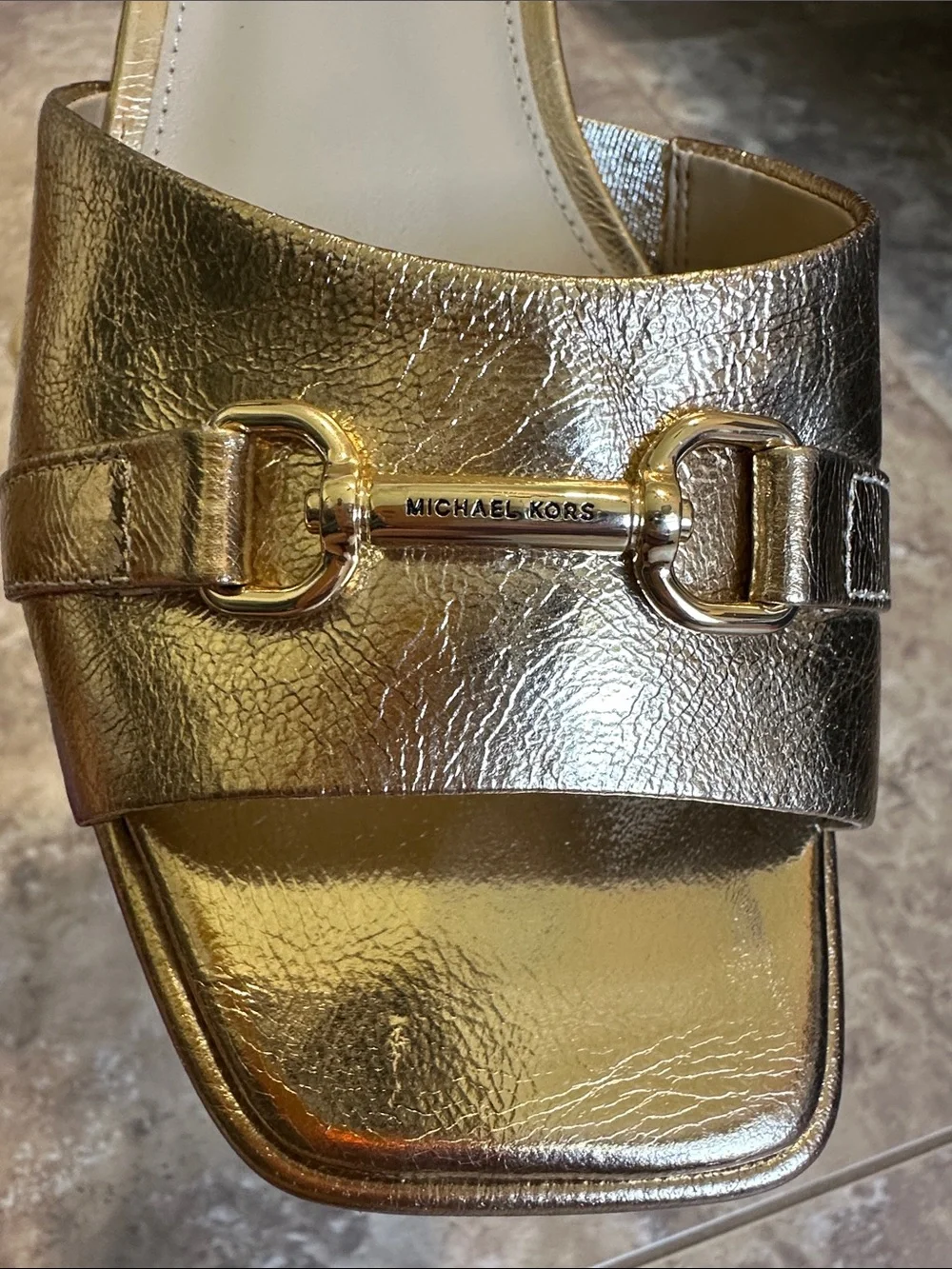 Michael Kors shiny metallic